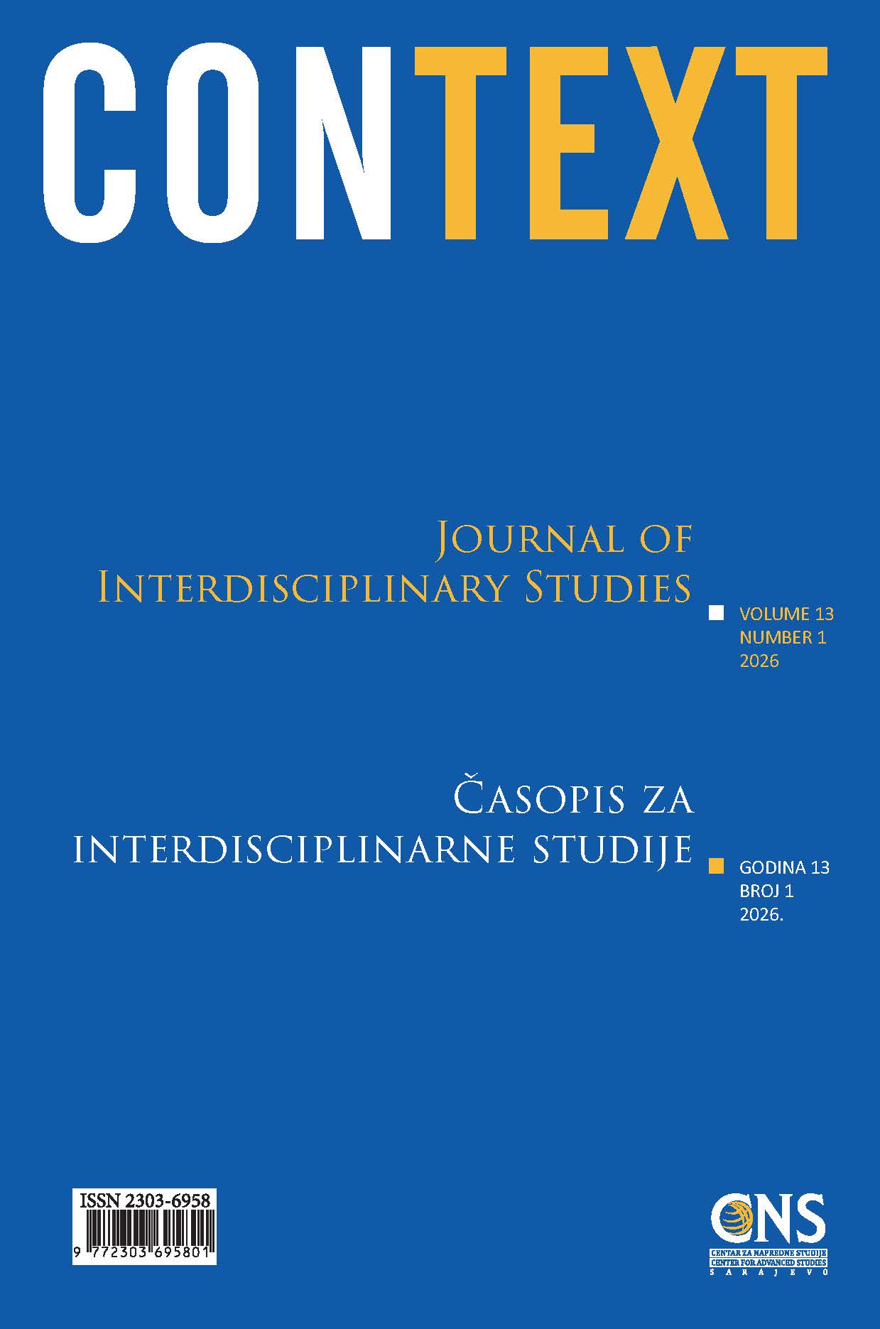 					View Vol. 13 No. 1 (2026): Context: Journal of Interdisciplinary Studies
				